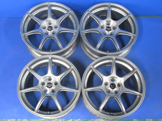 エンケイ ENKEI RS+M 17インチ 7.5J +48 PCD100 5穴 ハブ径約75ミリ