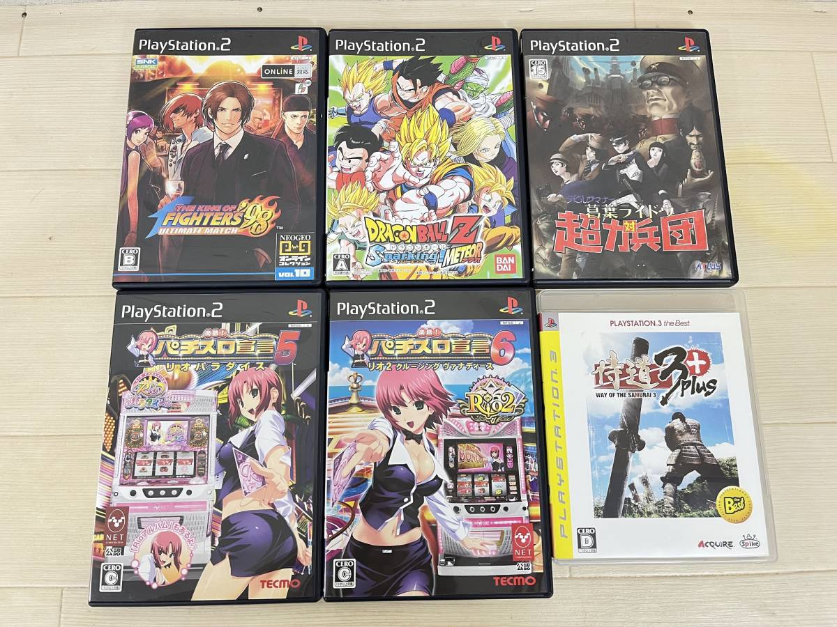 6点 まとめて 】PS2 ×5点 PS3 ×1点 ソフト ザ キングオブ ファイターズ