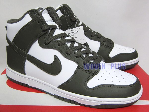 新品 28cm NIKE DUNK HI RETRO DD1399-107 WHITE/CARGO KHAKI ダンク ハイ レトロ ホワイト×カーゴカーキ ナイキ