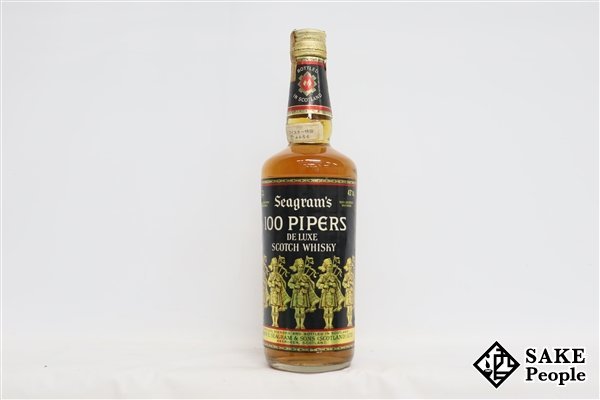 ◇1円～ シーグラム 100 パイパーズ デラックス 760ml 43％ スコッチ