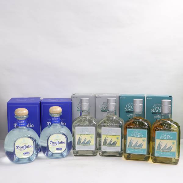 【6本セット】テキーラ各種（ドン フリオ ブランコ 38％ 750ml 等）X23E150081