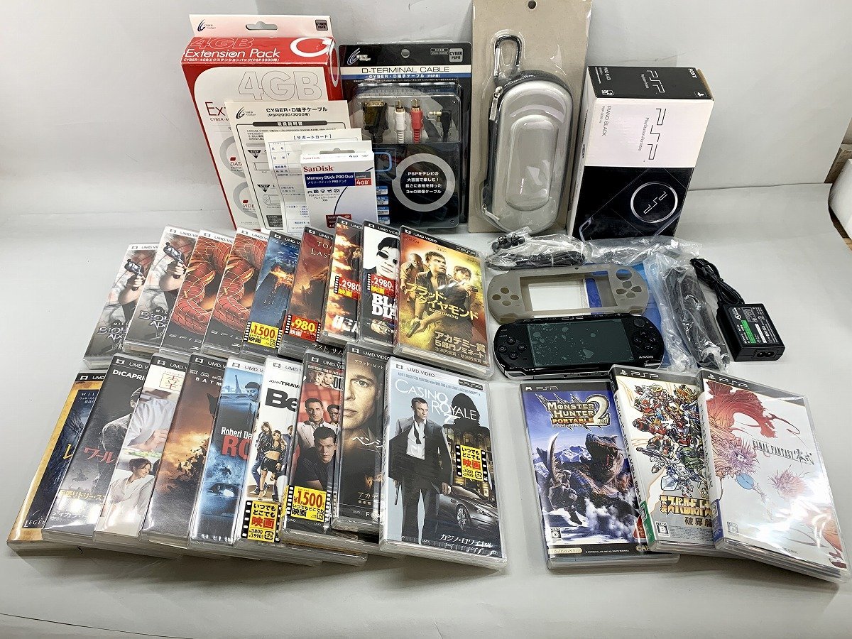 【人気定番，限定セール】 ジャンク SONY PSP-3000本体 バッテリー欠品 /サイバーガジェット 4GBエクステパック /ソフト UMDビデオ おまけ 03-1753(PSP3000シリーズ)｜売買されたオークション情報、yahooの商品情報をアーカイブ PSP本体