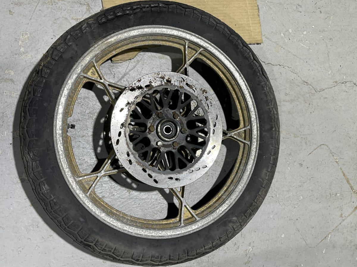 ズズキ 純正 ダブルディスク ホイール ☆GSX400FS GSX400E gs400 貴重