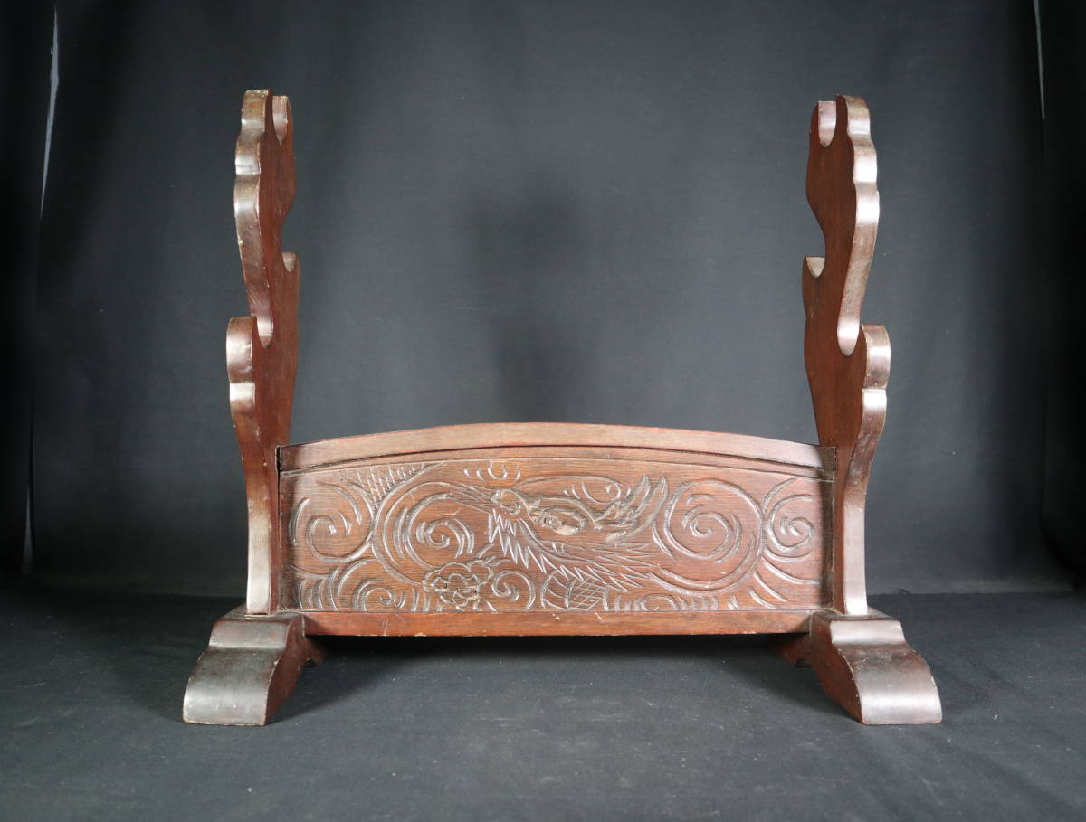 掛け・刀剣台三段・雲龍図・日本刀・刀台・刀装具