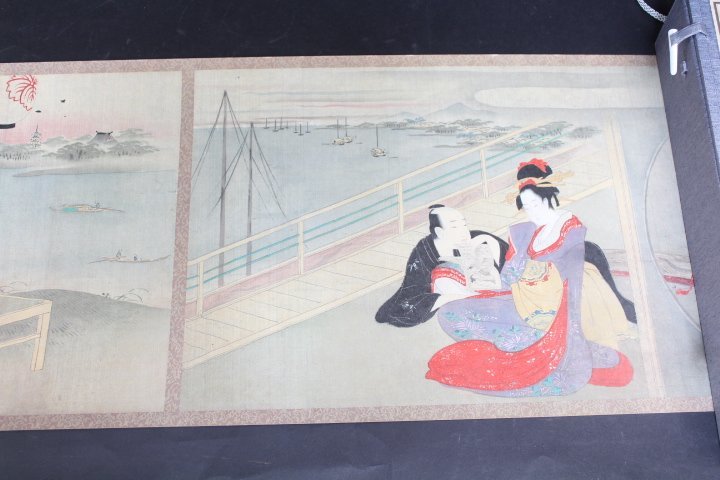 鳥文斎栄之・春情四季画巻 秘蔵浮世絵集成