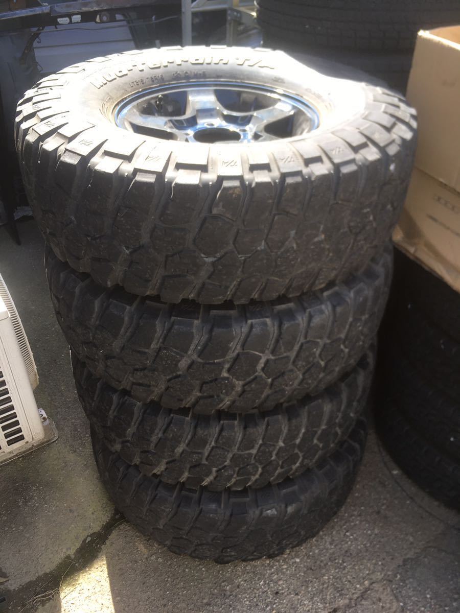 4本セット　タイヤ　アルミ　ホイール　lt315/75r16 グッドリッチ　pcd 139.4