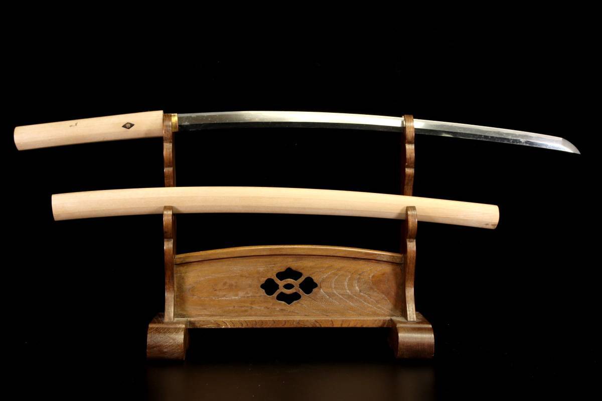 ◆錵◆ 時代 藤州住波平行安 八月吉日 刀 65cm 裏年期 刀剣武具骨董 [B299]TQ/23.3廻/OD/(140)