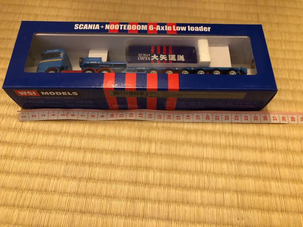 KEN KRAFT ケンクラフト SCANIA＋NOOTEBOOM 6-Axle Low-loader 大矢 
