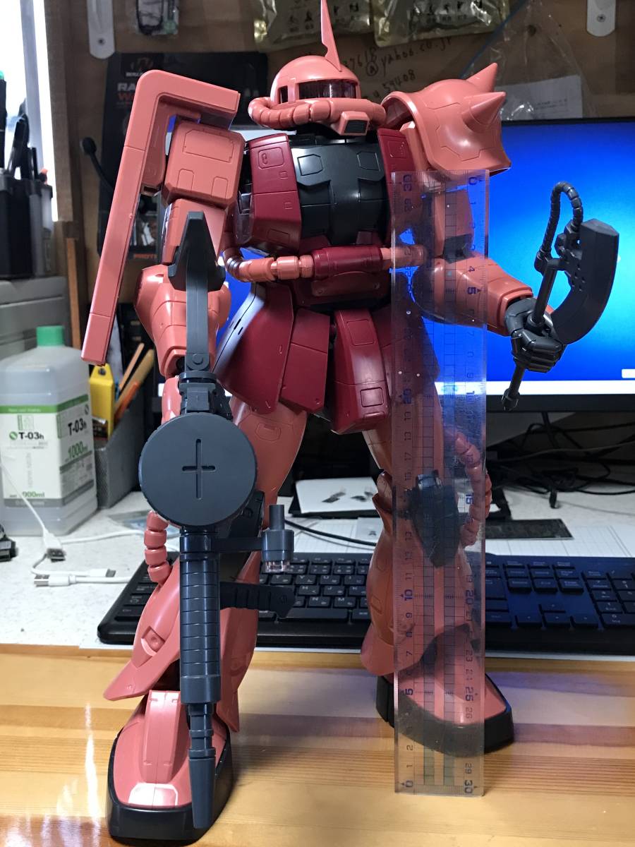 ガンダム　シャア専用ザクⅡ　1/48　素組　