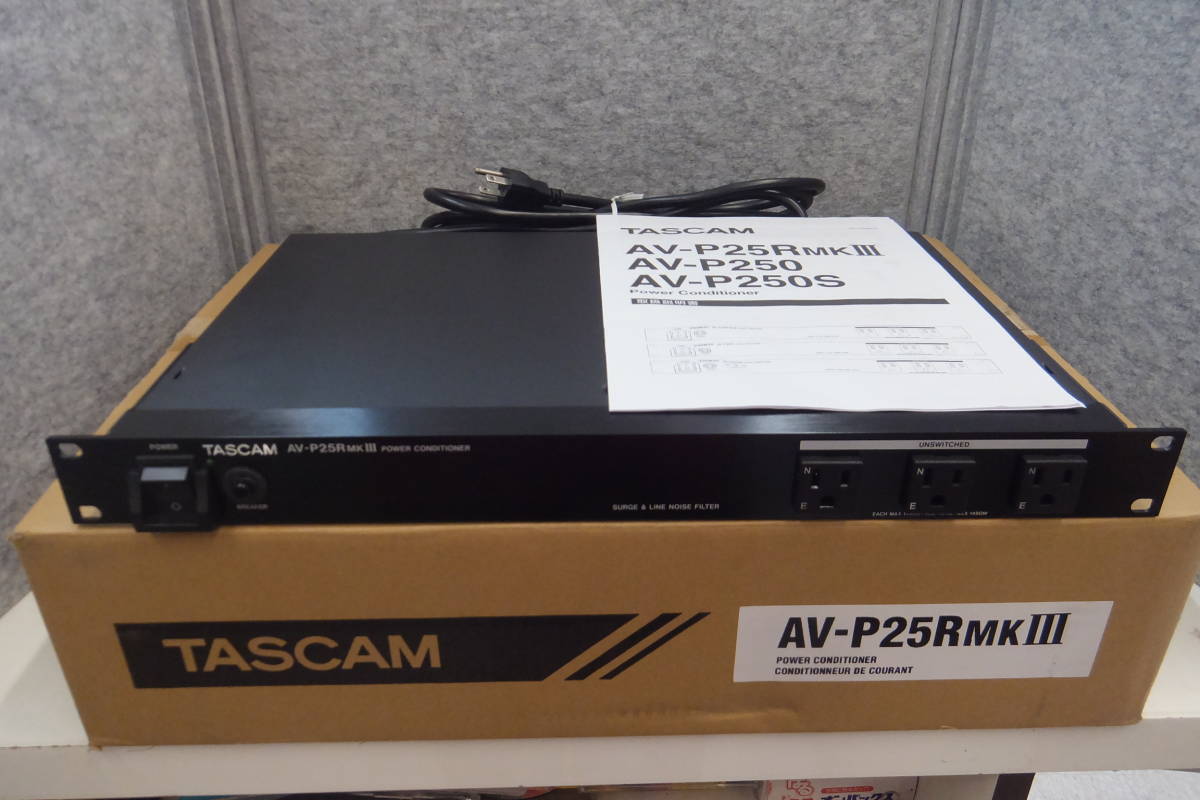 TASCAM ディストリビューター AV-P25R MKⅡ TASCAMのパワーディストリビューター使用レビュー【AV-P25RmkⅡ】 - 借