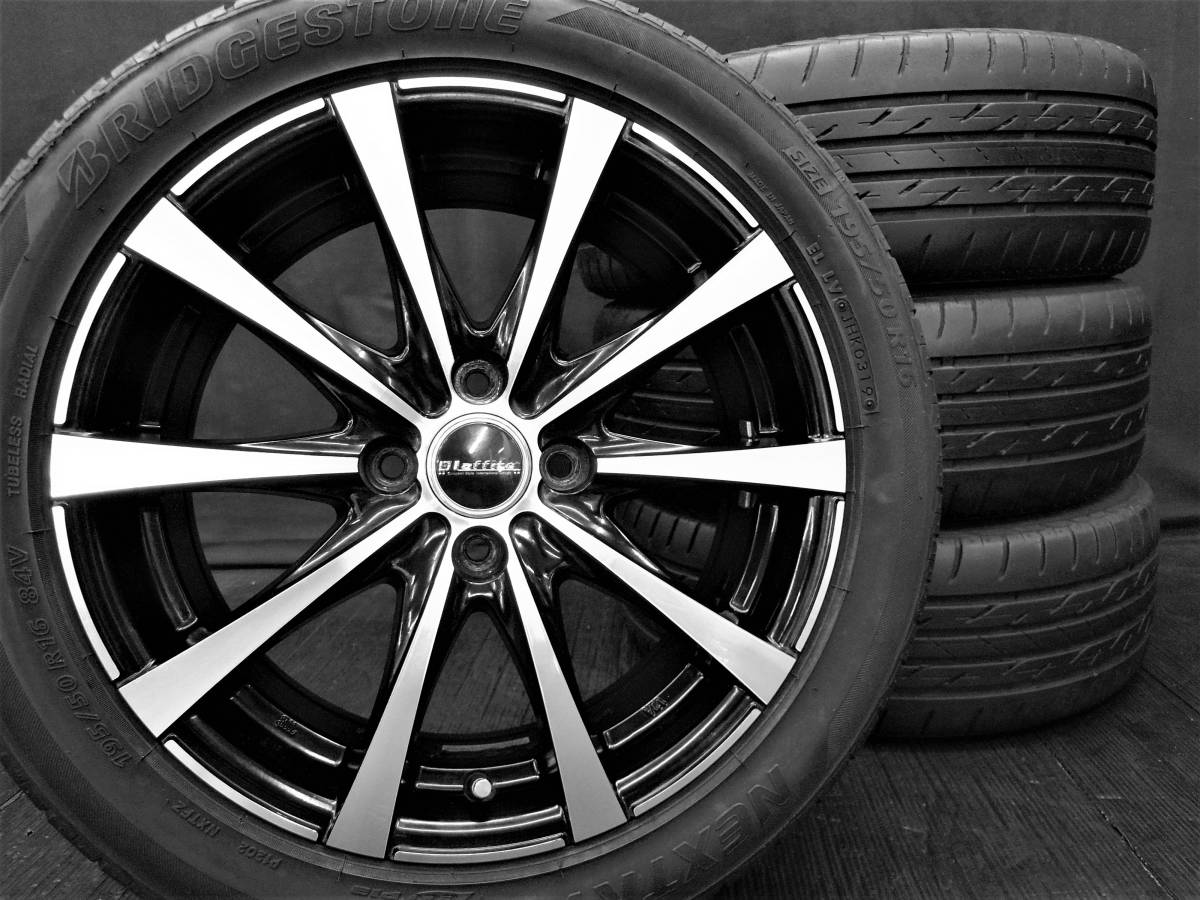 ☆極上品!! HOTSTUFF LAFFITE+極上国産タイヤ 195/50R16 4本SET