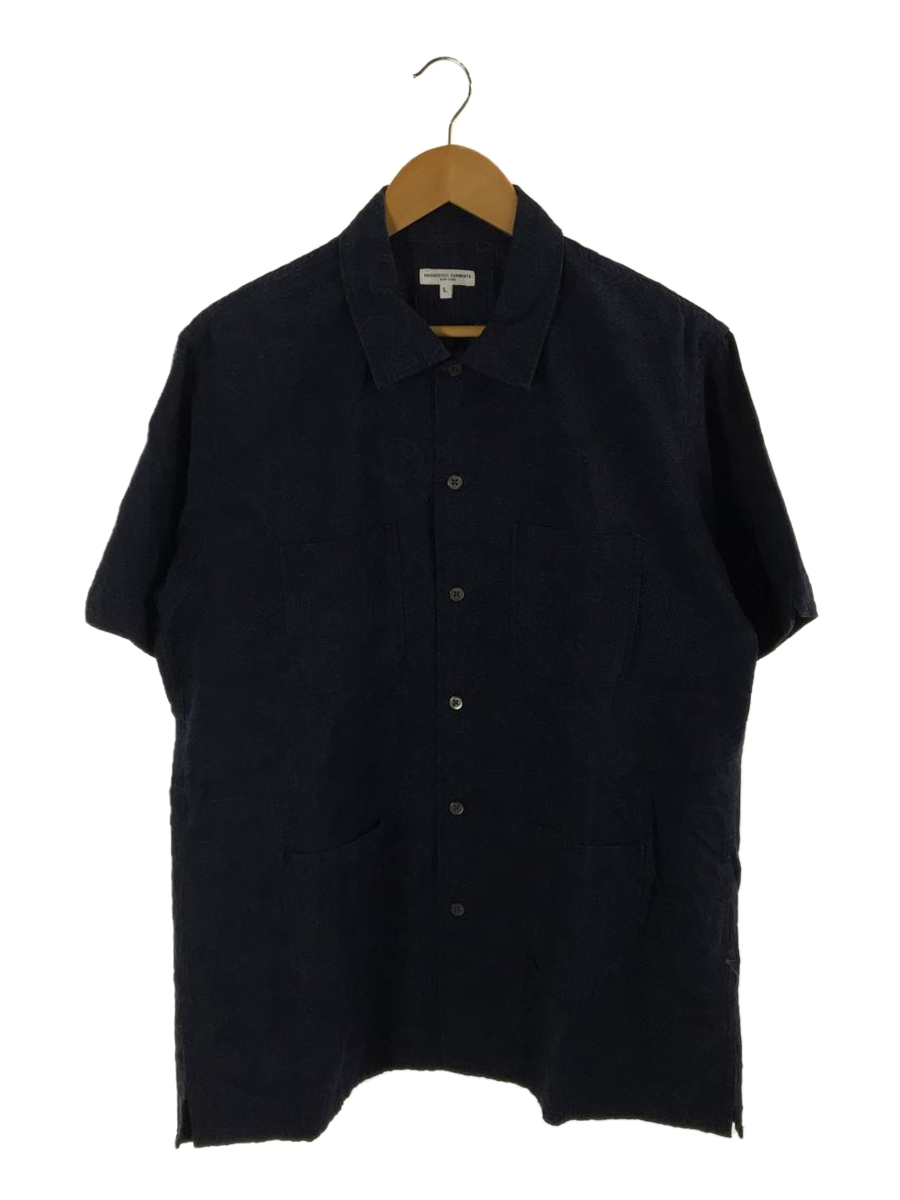 Engineered Garments◆半袖シャツ/L/コットン/NVY/ペーズリー