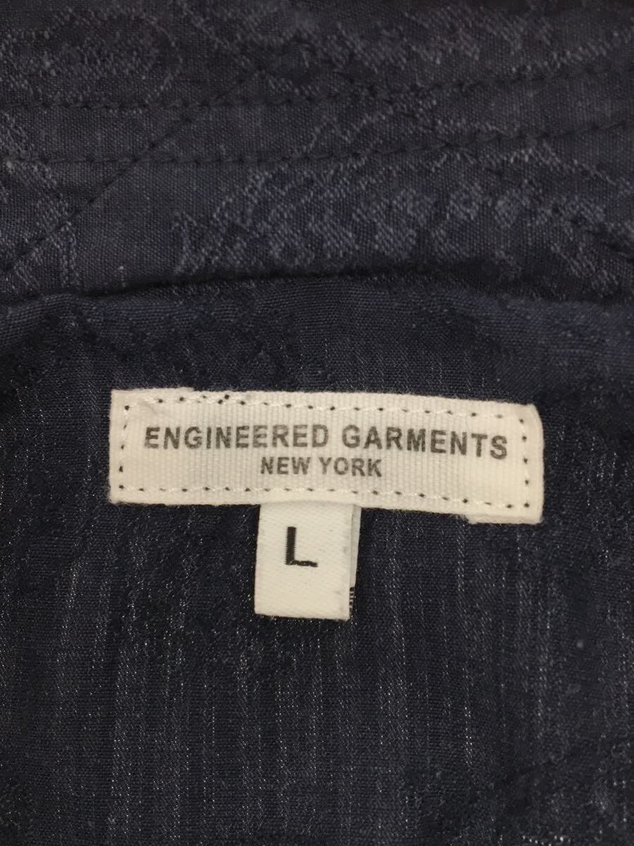 Engineered Garments◆半袖シャツ/L/コットン/NVY/ペーズリー
