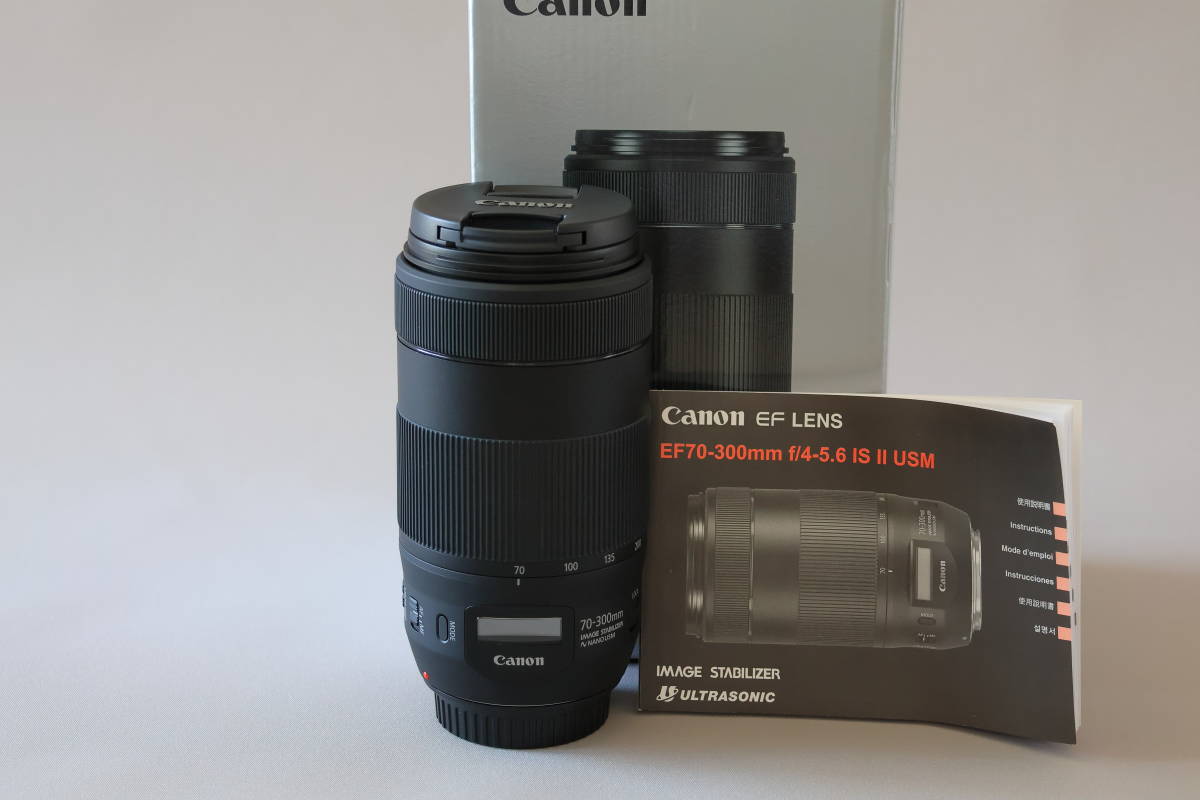 故障品 外観美品 キャノン EF70-300mm F4-5.6 IS II USM 防湿庫保管