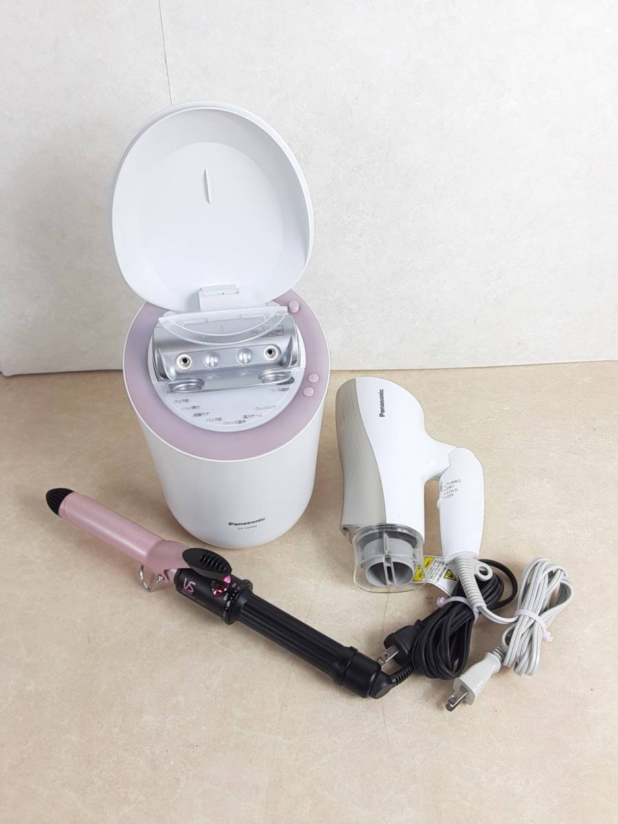 2024 美品 パナソニック スチーマー ナノケア 2way ゴールド EH-SA6C-N