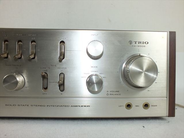 ☆ TRIO トリオ KA-9006 アンプ 現状品 中古 230501Y6302 TRIO KA-9006