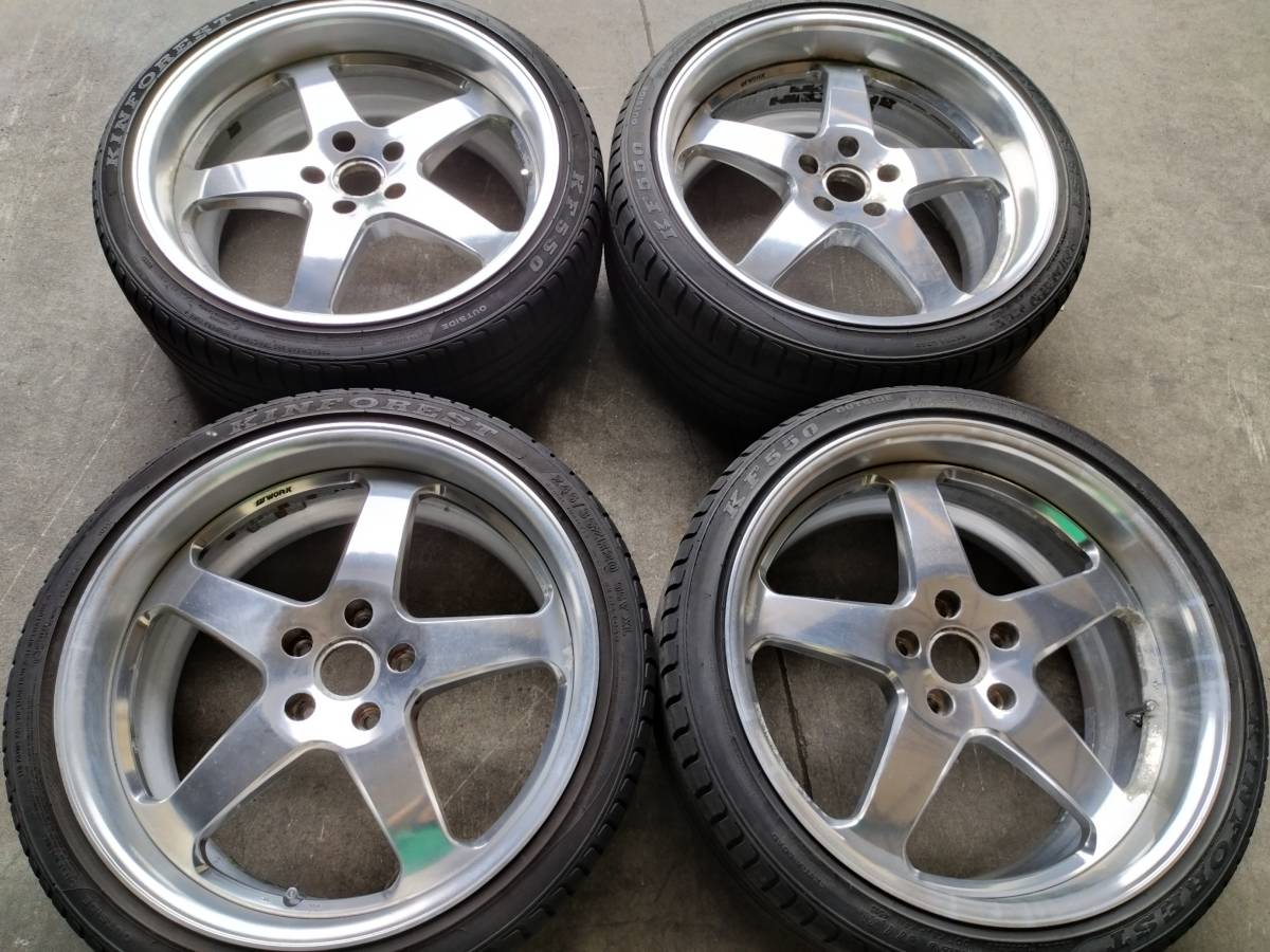 希少廃盤品☆BMWサイズ 20インチ ワーク グノーシス/WORK GNOSIS バフ 