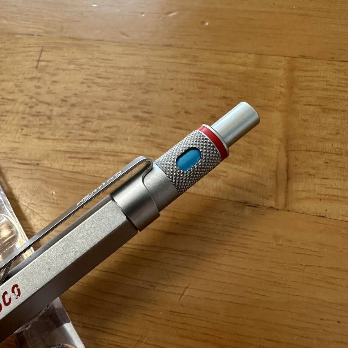 廃盤 rotring ロットリング 600 ボールペン シルバー軸 油性 ノック式