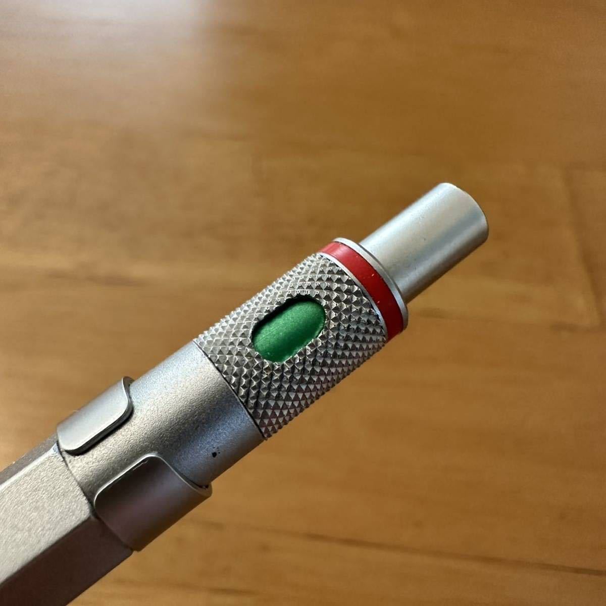 廃盤 rotring ロットリング 600 ボールペン シルバー軸 油性 ノック式