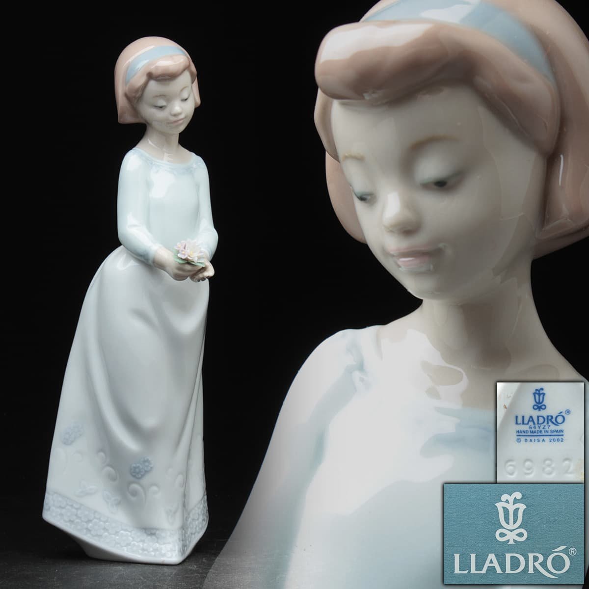 美品 LLADRO リヤドロ 「春のそよ風」SPRING BREEZE リヤドロ LLADRO 春のそよ風 女性 BREEZE - #4936 SPRING 貴婦人 美品