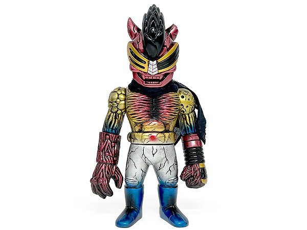 リアルヘッド REALhead 真頭玩具 ゴーストサイダーネクスト 黒マフラー カオスマン 2009 ソフビ