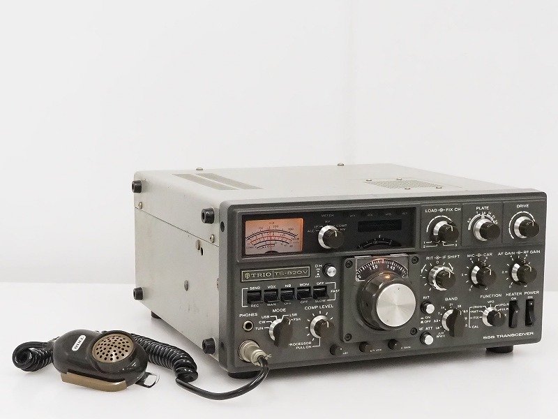 ○○TRIO TS-820V/MC-10 アマチュア無線機 トランシーバー マイク付