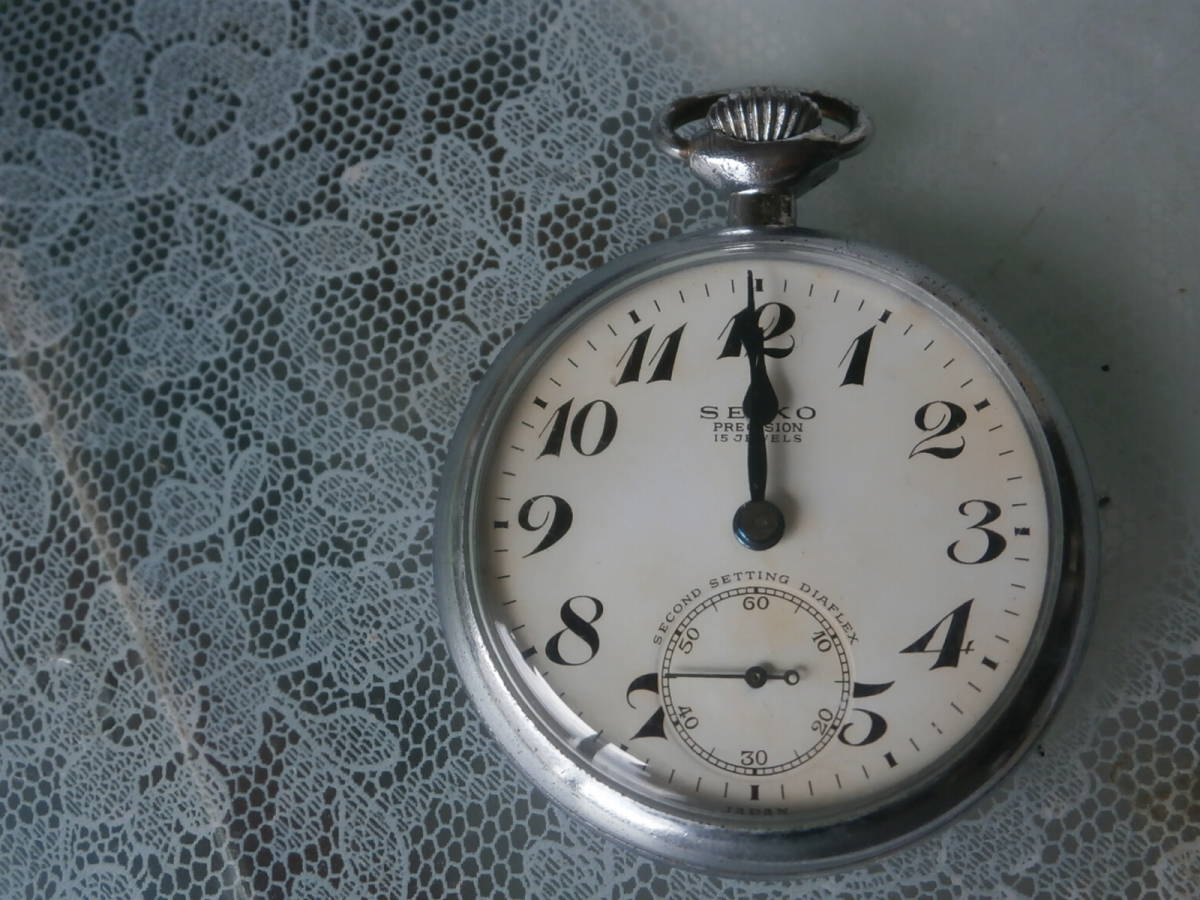 懐中時計レトロ SEIKOSHA PRECISION 23-187 セイコー懐中時計(SEIKOSHA
