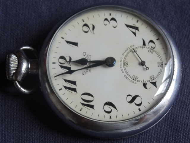 懐中時計レトロ SEIKOSHA PRECISION 23-187 セイコー懐中時計(SEIKOSHA