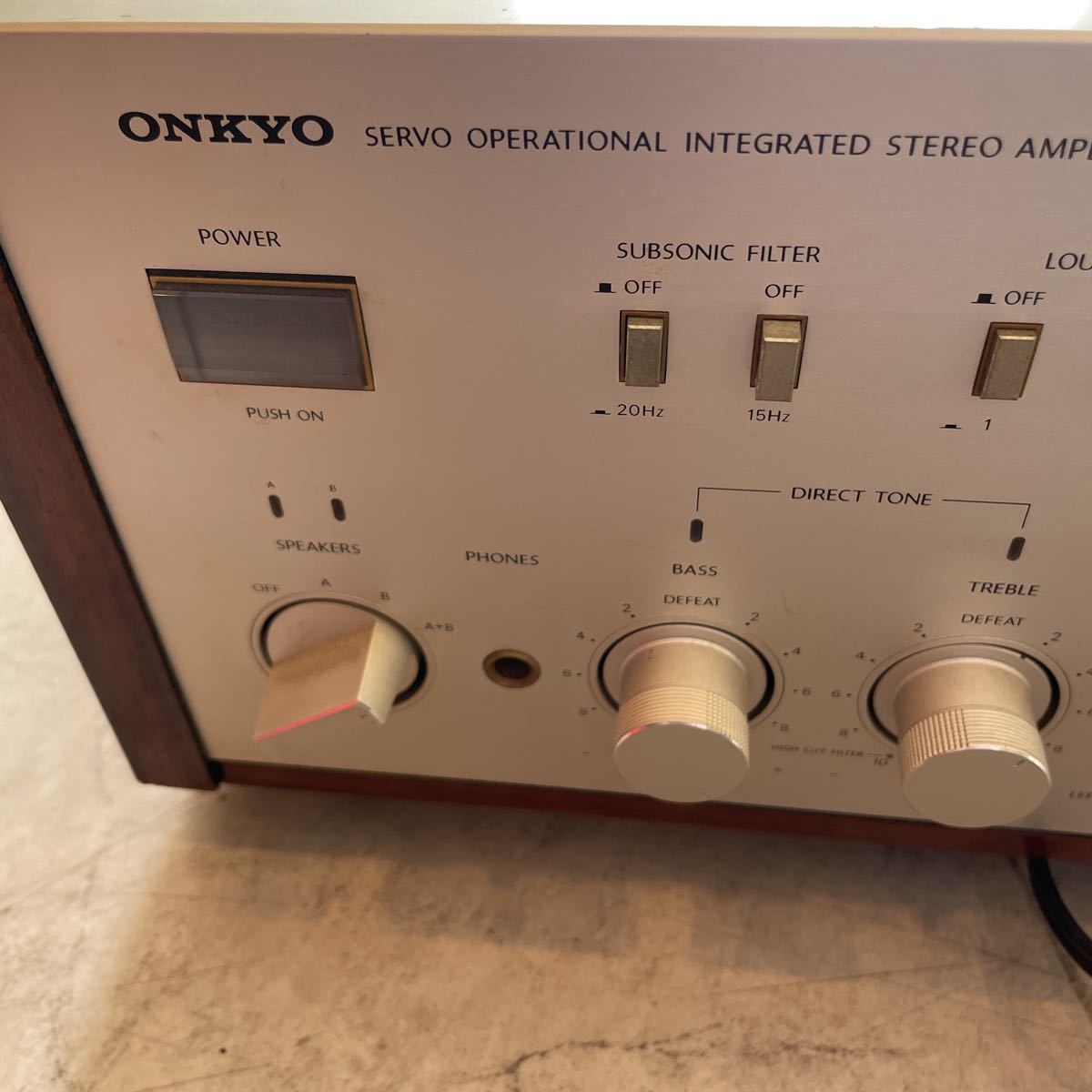 ONKYO Integra プリメインアンプ オンキョー アンプ オーディオ機器 A