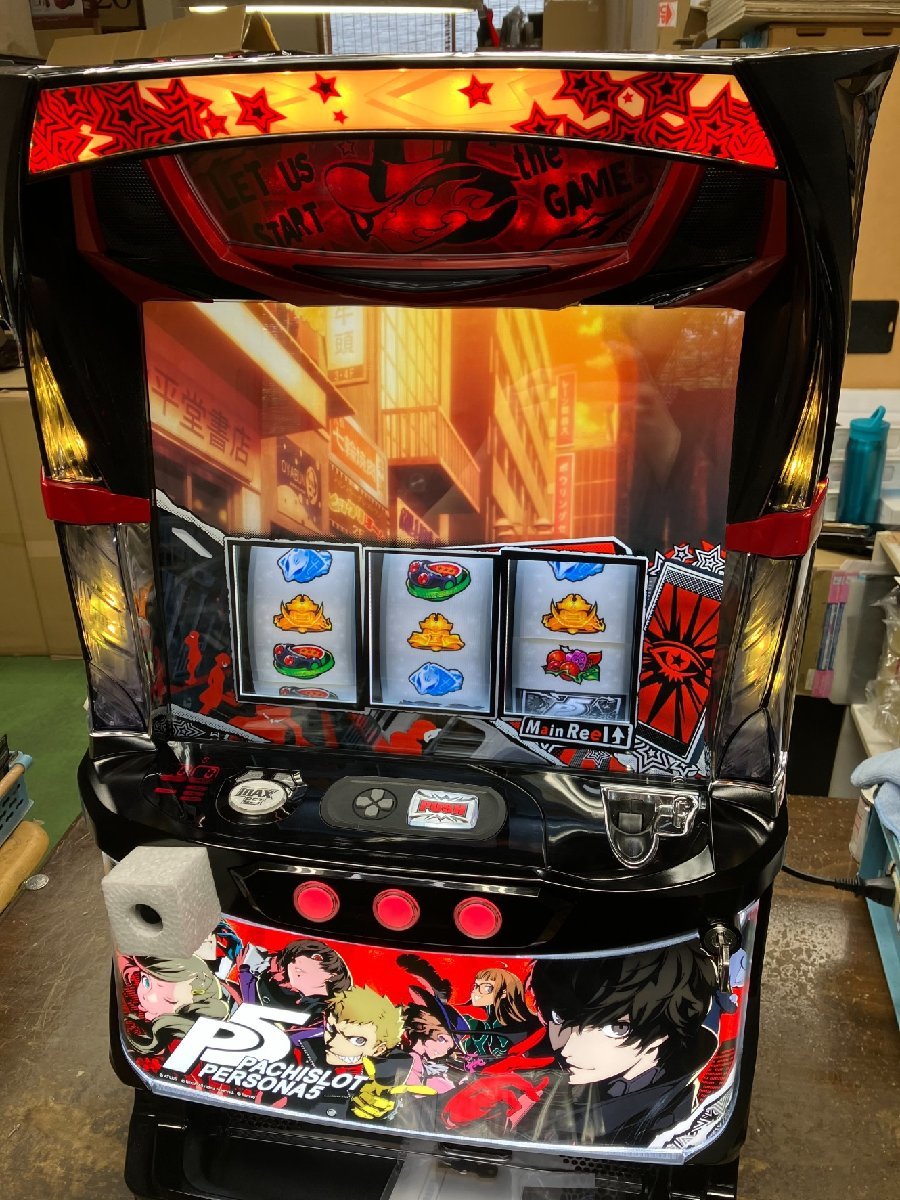 実機 税込 ロデオ S パチスロペルソナ5 FR◇コイン不要機付