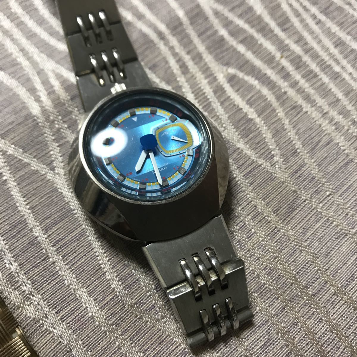セイコー SEIKO 90S ALBA アルバAKA クロノグラ フメンズ表記無 【公式 