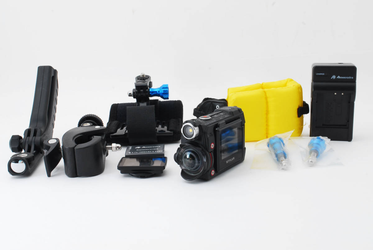 ☆良品☆ オリンパス OLYMPUS STYLUS TG-TRACKER ブラック アクション 