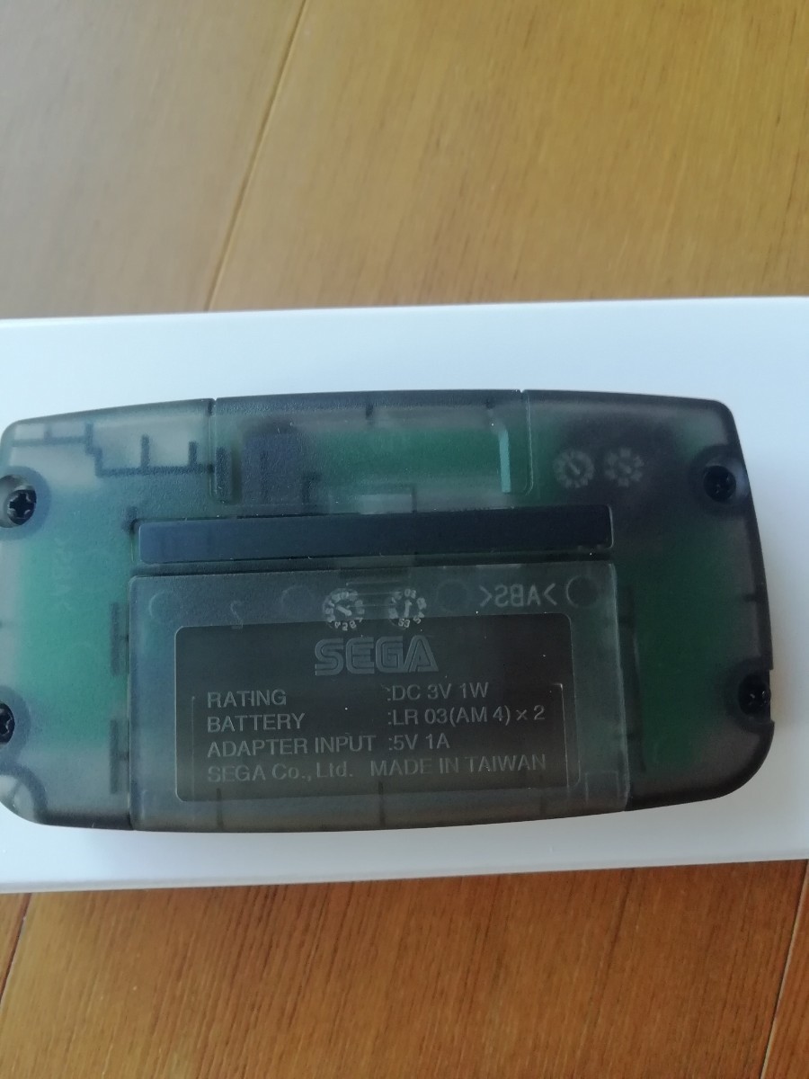 DXパック 4色セット ゲームギアミクロ スモーク 新品☆ゲームギア