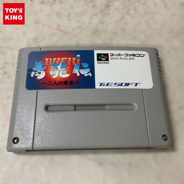 1円〜 箱無 SFC スーパーファミコン 青龍伝 二人の勇者 青龍伝 BUSHI