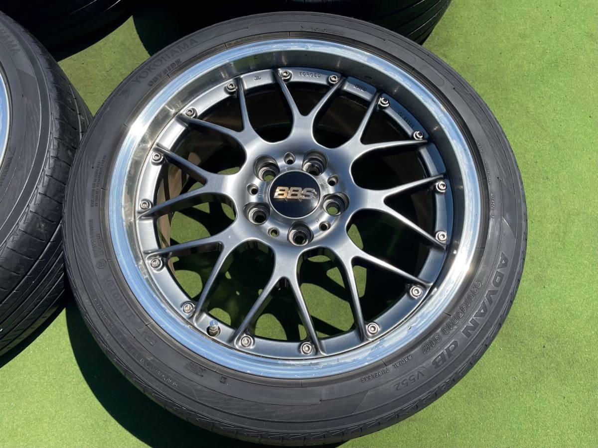 ◇希少！BBS RS-GT RS900H 現行品 鍛造◇18x8J+40/PCD:114.3/5穴◇4本