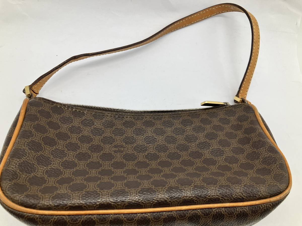 10634/CELINE セリーヌ マカダムハンドバッグ セリーヌ CELINE