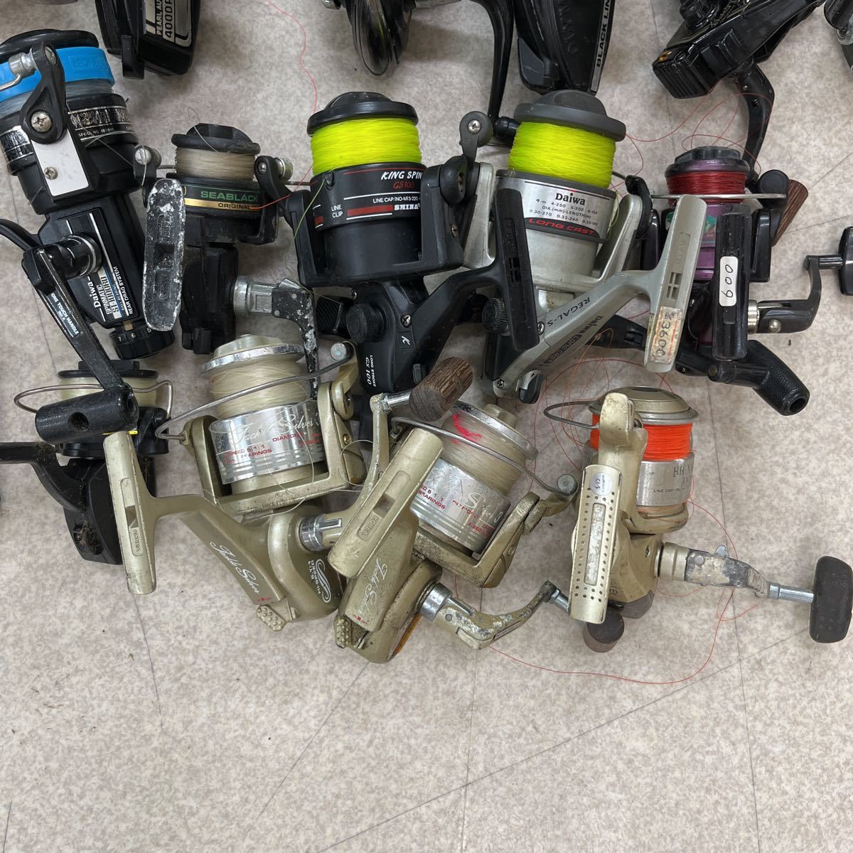 ○リール大量まとめて スピニングリール ベイトリール 釣具 ダイワ等