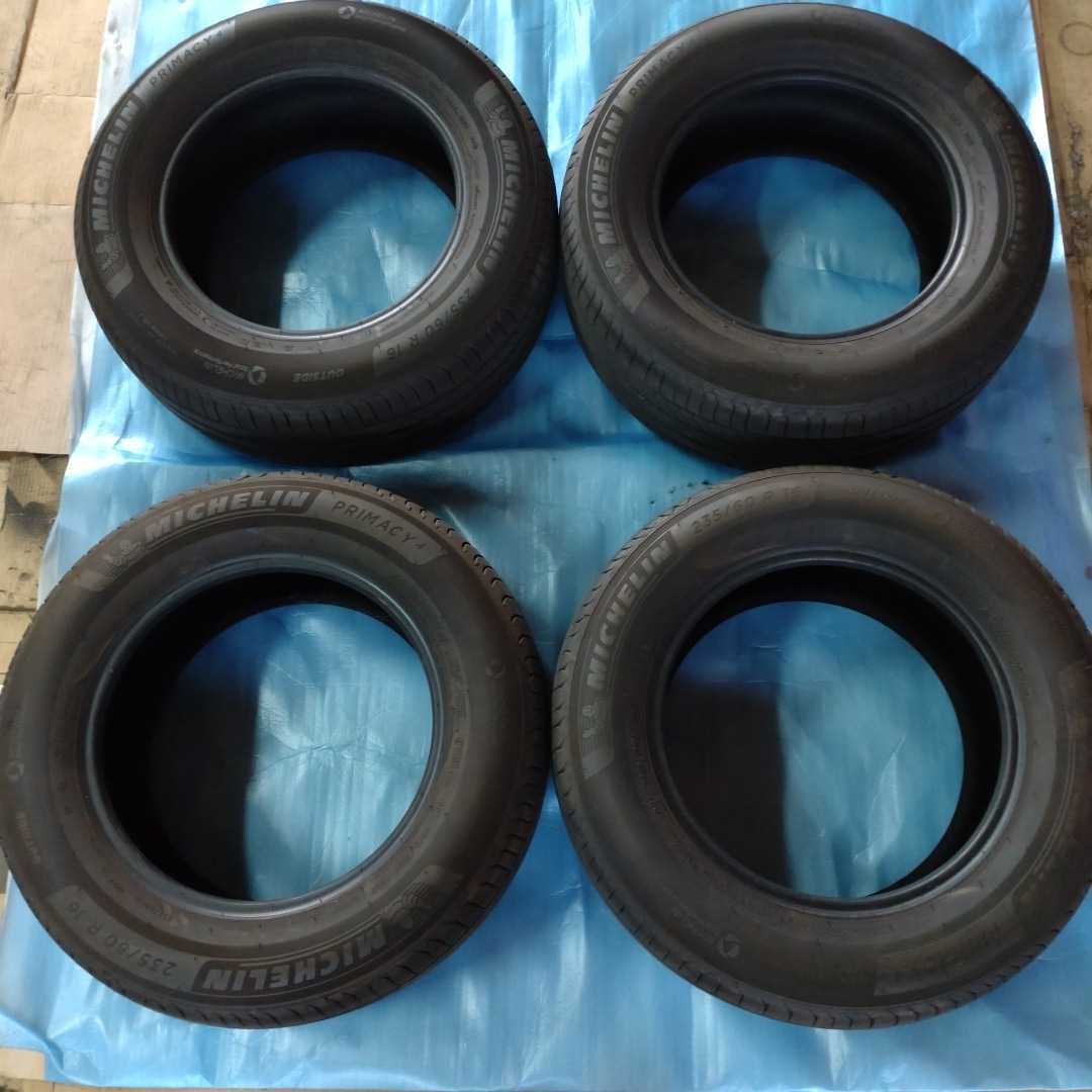 ミシュラン PRIMACY4 235/60R16 4本 2020年製 中古 MICHELIN