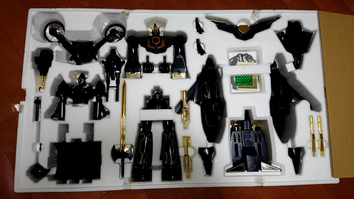 新品未使用　スーパー合体 スーパーゲッターロボ號 ブラックバージョン ユタカ ユタカ スーパー合体 スーパーゲッターロボ號 ブラックバージョン ほぼ