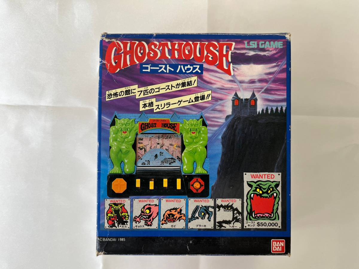mi4058060/美品 動品 BANDAI バンダイ LSIゲーム GHOST HOUSE ゴーストハウス 希少 ゲームウォッチ 携帯ゲーム レトロ ヴィンテージ