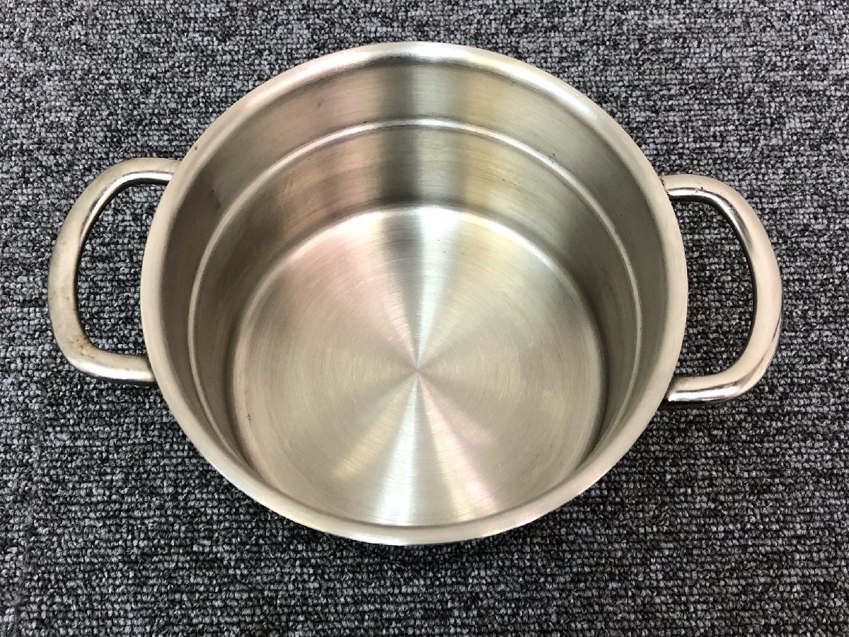 WMF ヴェーエムエフ ステンレス 鍋 3点 TRANSTHERM CROMARGAN 両手鍋