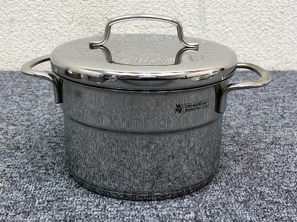 WMF ヴェーエムエフ ステンレス 鍋 3点 TRANSTHERM CROMARGAN 両手鍋
