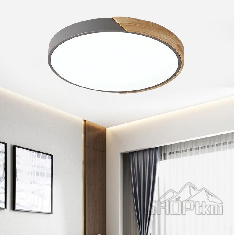 シーリングライト LED 2畳 23*5CM グレー おしゃれ 北欧 照明器具 天井 