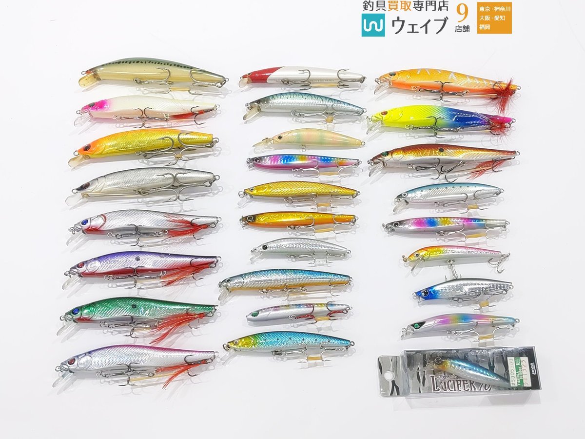 ダイワ ショアラインシャイナー ヨーヅリ トビマル F 剣屋 波流 95S ミノー 等 計27点