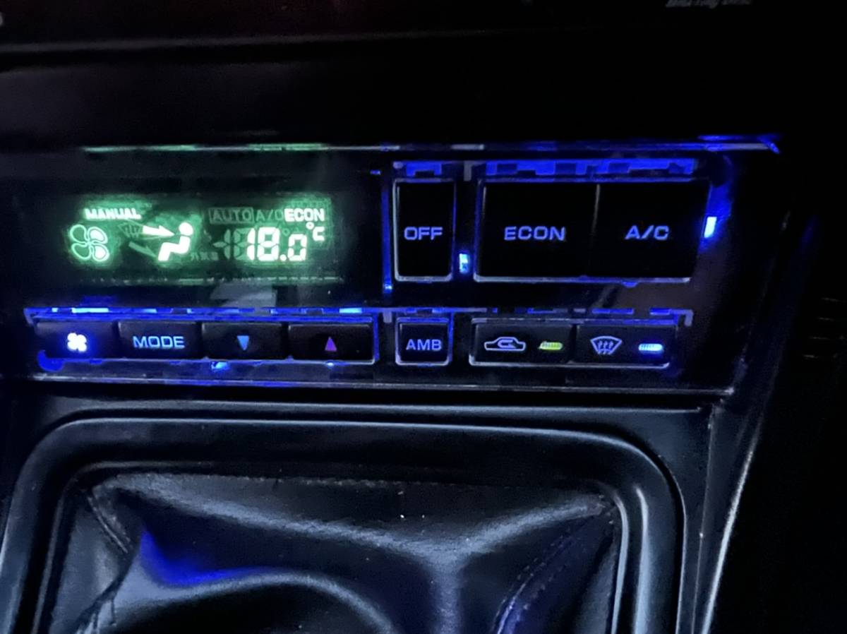 スカイライン エアコン BNR32 スケルトン エアコン操作パネル