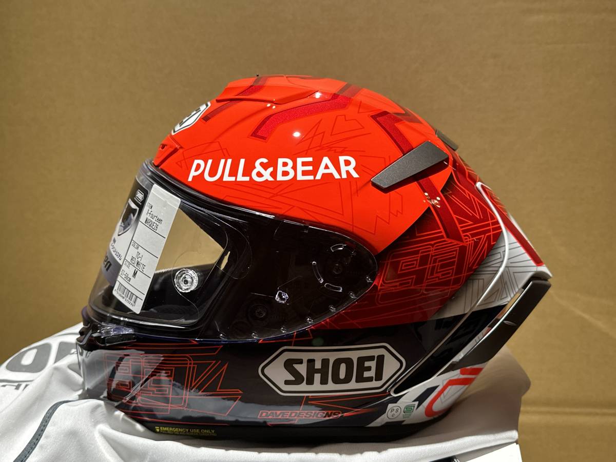 x-14 Marquez 6 Mサイズ Shoei x-14 絶版品 未使用 SHOEI X-14