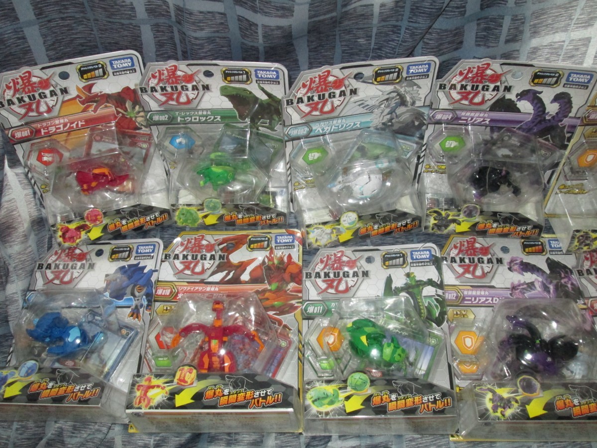 爆丸 バクガン セット まとめ売り 爆丸 BAKUGAN 16体セット 未開封 未使用 バクガン フィギュア 鰆