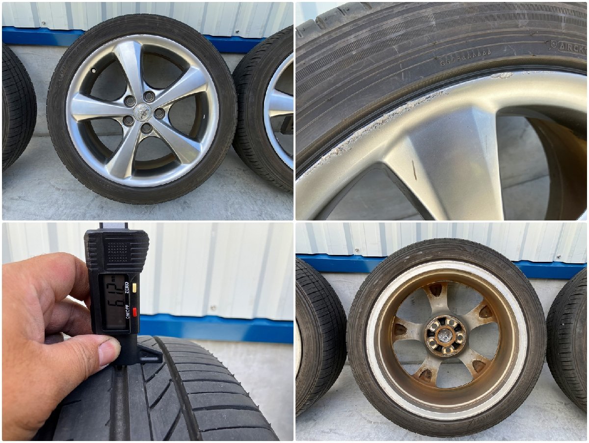 １本の価格です！必ず４本ご購入お願い致します！商品番号② 新N管理72966 H18 マークX GRX120】☆ トヨタ純正 18インチ ホイール