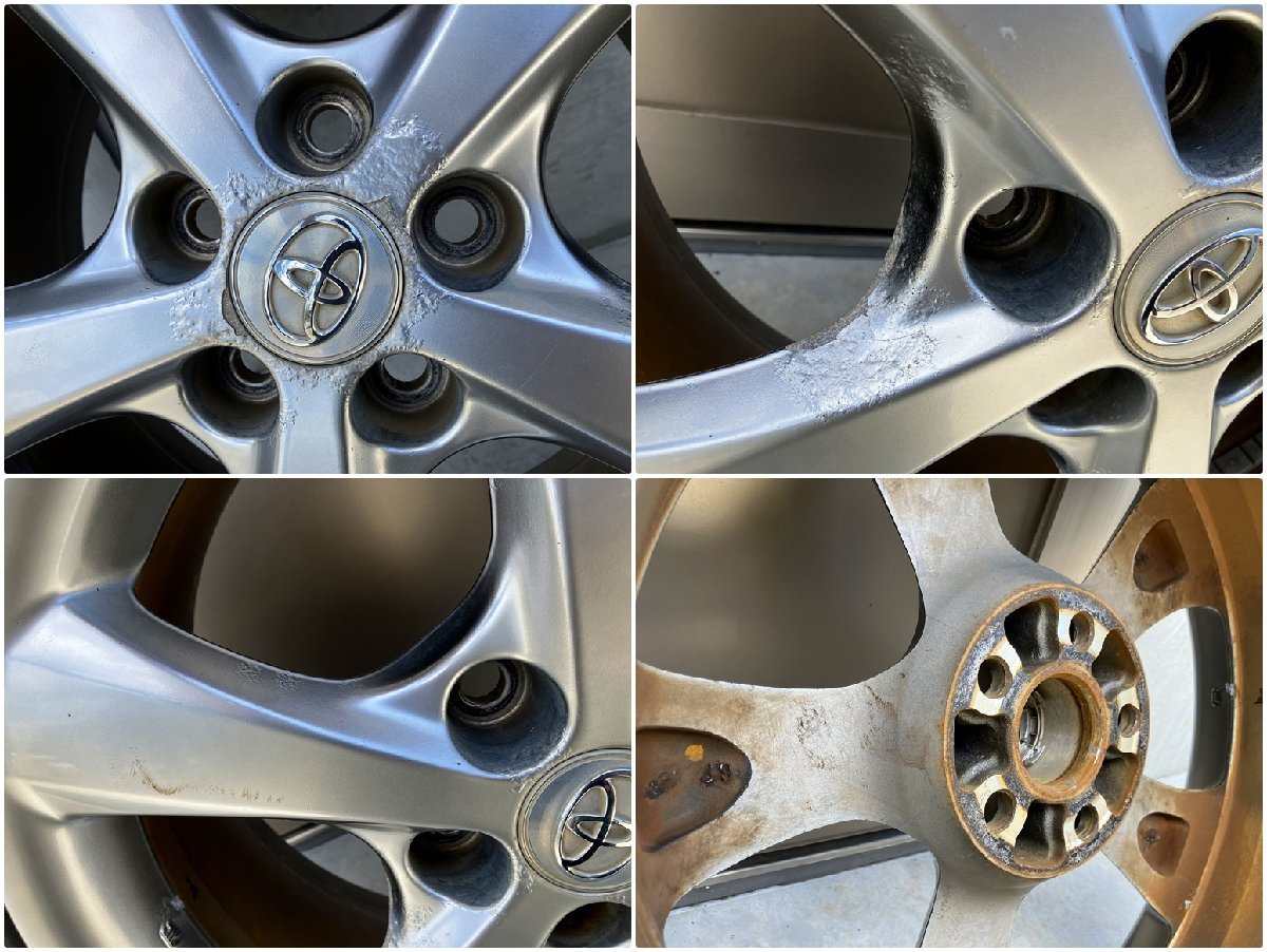１本の価格です！必ず４本ご購入お願い致します！商品番号② 新N管理72966 H18 マークX GRX120】☆ トヨタ純正 18インチ ホイール