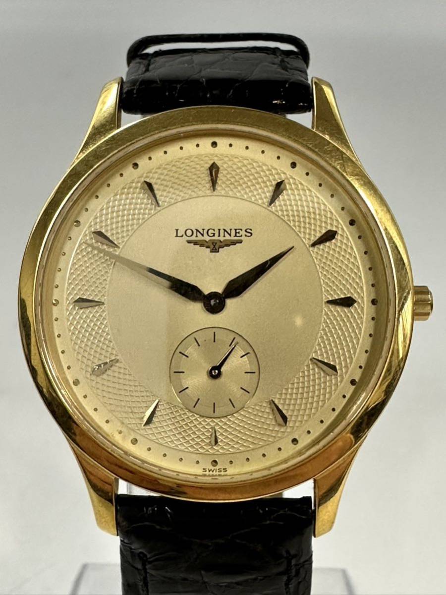 LONGINES L5.631.2 安し 時計 金メッキメタルストラップ付き 